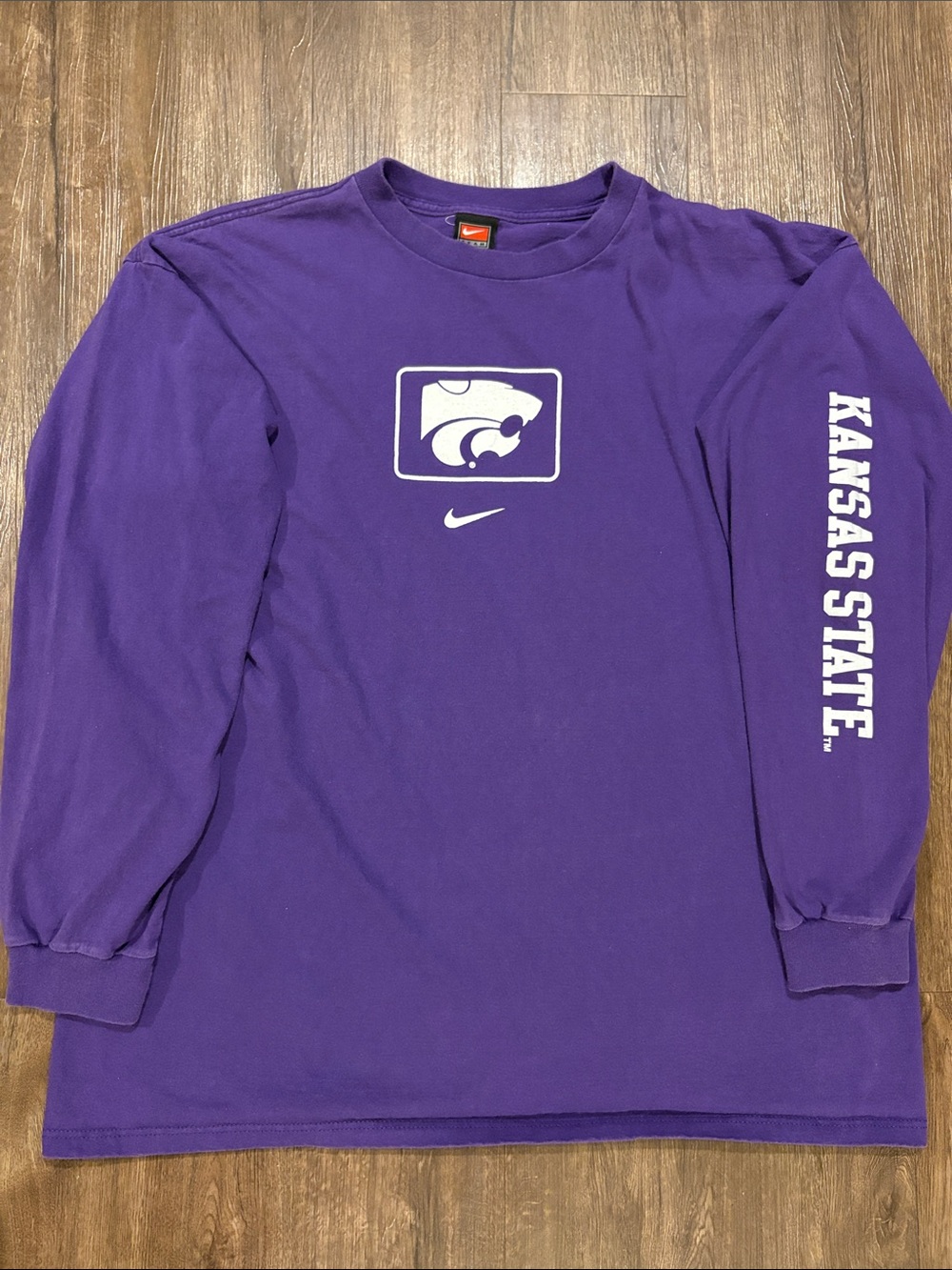 Vintage Nike men’s extra large Kansas state long sleeve shirt